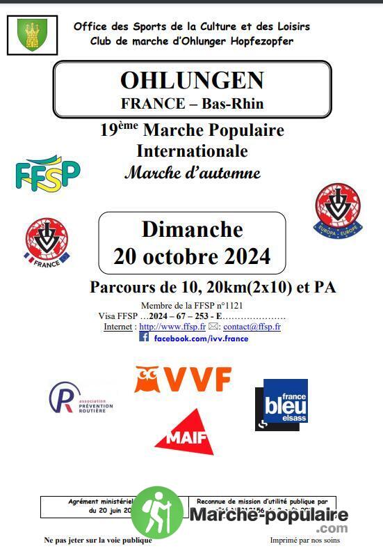 19ème Marche populaire internationale