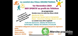 Photo de la marche populaire Marche et défi sportif